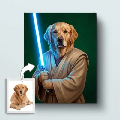 Heroic Pet Oil Portrait