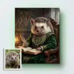 Royal Hedgehog Earl Portrait