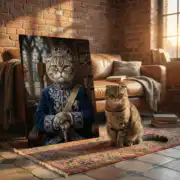 Royal Cat Portrait - Image 2