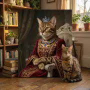 Renaissance Noble Cat Portrait - Image 2