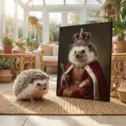 Regal Retriever Renaissance Portrait - Image 3