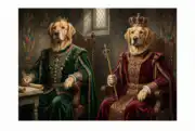 Royal Renaissance Golden Retriever Portrait - Image 5
