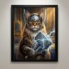 Fantasy Oil Pet Portrait