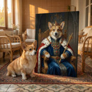 Royal Feline Renaissance Portrait - Image 3