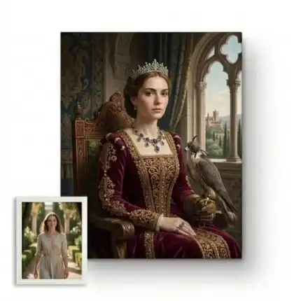 Renaissance Velvet & Jewels Portrait | Gozyy